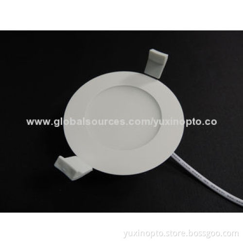 6W Round LED Panel Light, Compliant with RoHS Directive